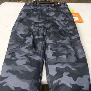 camouflage snow pants